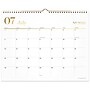 2026-2027 Cambridge Workstyle 15" x 12" Academic Monthly Wall Calendar, White/Gold (1606-707A-27)~#|#~8B89028A-76B5-4C38-92A82B236279DB7C_sc7