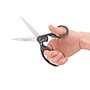 Westcott 8" Stainless Steel General Purpose Scissors, Pointed Tip, Gray (01080)~#|#~8B89DC08-50AC-4DE4-A98F539CA3C4B96E_sc7