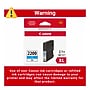 Canon PGI-2200 XL Cyan High Yield Ink Cartridge (9268B001)~#|#~8B8A7E62-1633-40F6-90AED14064B7D731_sc7
