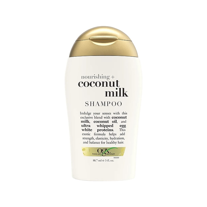 OGX Nourishing + Coconut Milk Shampoo, 3 fl. oz. (99305) image 1