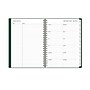 2026 Blue Sky Bespoke Letterpress 5.875" x 8.625" Calendar Year Weekly & Monthly Planner, Deep Forest Green~#|#~8B8E9B77-8708-4A25-8AC47F98E9E37CF3_sc7