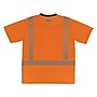 Ergodyne GloWear 8294BK High Visibility Short Sleeve Black Bottom T-Shirt, ANSI Type R Class 2, Orange, Small (22282)~#|#~8B94D267-C6AA-44B0-8E649286B374193A_sc7