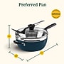 Cuisinart Preferred Pan 4-Piece Ceremic Cookware Set, Nouveau Navy (PP426NV)~#|#~8B9A3A0A-9092-427A-A84EC63C53CC9554_sc7