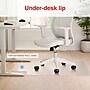 Staples Office Chair Mat, Clear Floor Mats with Lip, Low-Pile Carpets, Extended Under-Desk Coverage, 53 x 45 Inch, Smooth Glide~#|#~8B9B7D41-8D2C-46C8-BF9889713D2B1362_sc7