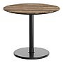 Flash Furniture TopGuard 36" Round Wood Dining Table with Round Base, Natural/Black Base (STRD36NATTR24)~#|#~8B9B83B2-B6DD-4500-9C2376A4A214B436_sc7