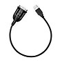 Rocstor 1' USB A to DB9 Serial Data Cable, Male to Male, Black (Y10C882-B1)~#|#~8B9C1E25-B8FC-41A2-80739B53E53A6E6C_sc7