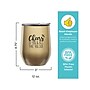 Baudville Cheers! Cheers to You Wine Tumbler, Gold Metallic, 12 oz. (79956)~#|#~8B9C687E-8E06-4F43-82943215B0751817_sc7