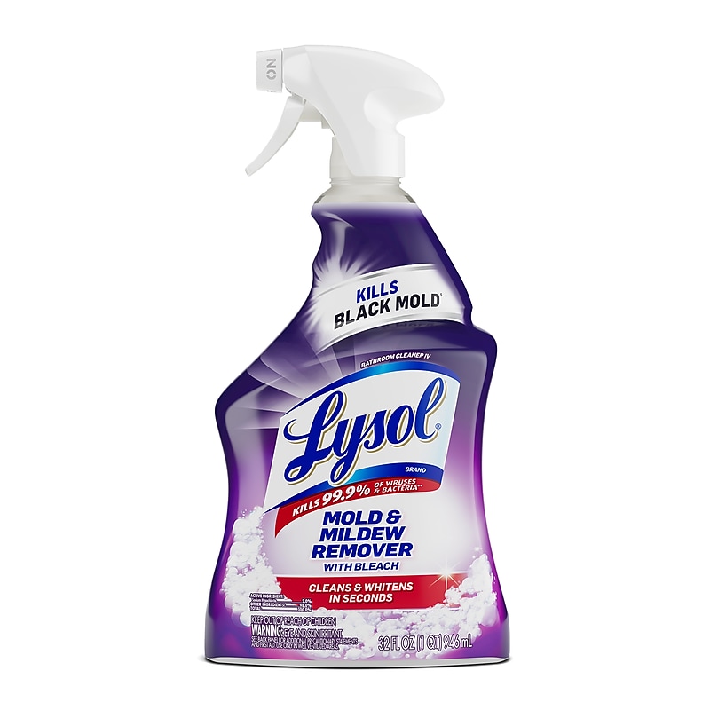 Lysol Mold & Mildew Remover, 1 Quart, Trigger Spray Bottle (1920078915) image 1