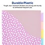 Avery Big Tab Insertable Plastic Dividers with Pocket, 5 Tabs, Multicolor Pastel (07714)~#|#~8B9FD569-F7F5-4AF0-8D2466D070F63651_sc7
