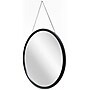 Infinity Instruments Franc II Black Plastic Framed Wall Mirror, 22" (20209BK)~#|#~8BA1D452-A597-47A7-A14CF00E21830BB2_sc7