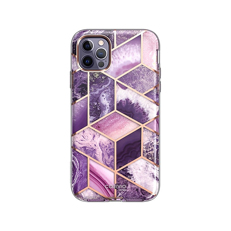 i-Blason Cosmo Marble Purple Case for iPhone 14 Pro Max (iPhone2022Pro-6.7-Cosmo-SP-Ameth) image 1