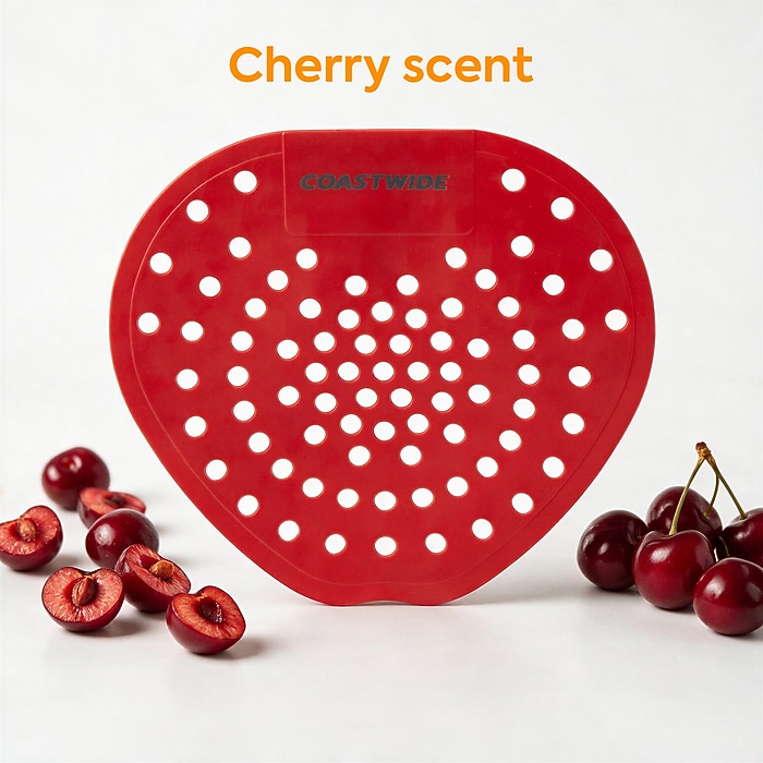 Coastwide Professional Urinal Screen, Cherry Scent, 12/Box