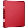 Staples 1" 3-Ring Non-View Binder, D-Ring, Red (55364/26290)~#|#~8BA685F4-D998-40B6-868BDAA5DED163B7_sc7