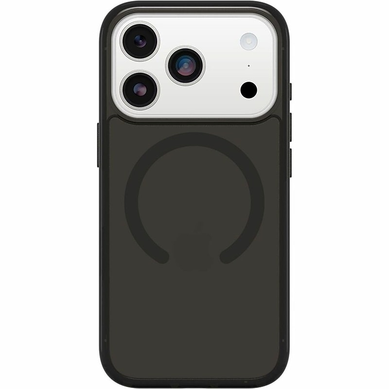 OtterBox Symmetry MagSafe Phone Case for Apple iPhone 17 Pro, Shock Absorbing, Black Mist (77-98850) image 1
