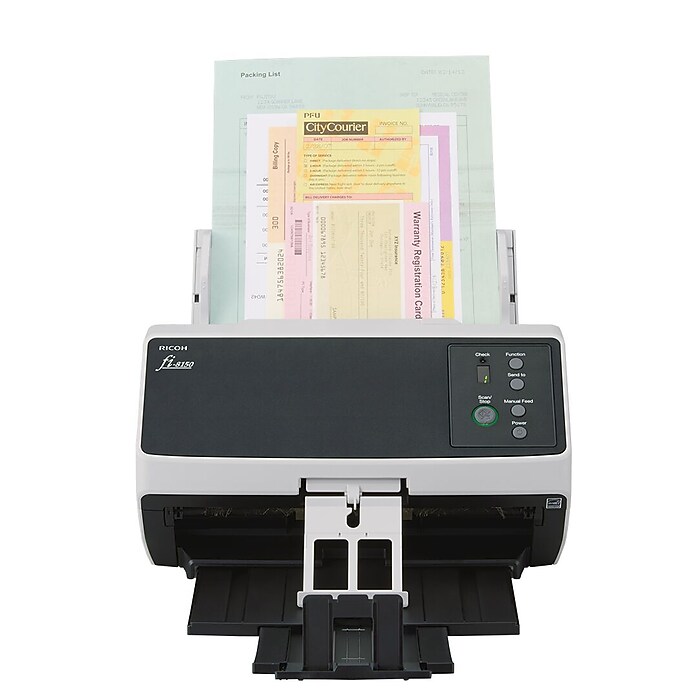 RICOH fi-8150 Duplex Document Scanner, Black (PA03810-B105