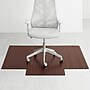 Anji Mountain Standard Bamboo Carpet & Hard Floor Chair Mat with Lip, 55" x 57", Dark Cherry (AMB24009)~#|#~8BA7DA5F-F470-4858-B762128230A4D2B6_sc7
