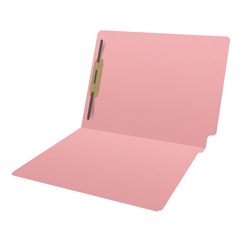 Medical Arts Press Heavy Duty End Tab File Folder, Straight-Cut, Letter Size, Pink, 40/Box (S-09461-PNK) image 1