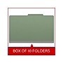 Medical Arts Press Pressboard Classification Folder, 1 Divider, 2" Expansion, Legal Size, Green, 10/Box (DV-T52-14-3AGN)~#|#~8BA929C7-8CD3-45D6-95A051D73B5BC14D_sc7