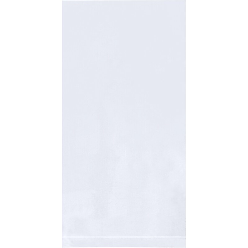 7" x 10" Flat Poly Bags, 1.5 Mil, Clear, 1000/Carton (PB120) image 1