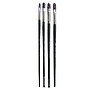 Silver Brush Synthetic Cat's Tongue, Assorted Brushes, 4/Pack (SLVRS2597)~#|#~8BA9D054-6653-4C54-B6807AF86768552B_sc7