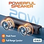 Delton SB200 20-Watt Wired/Wireless Soundbar Computer Speaker, Black (DSB200)~#|#~8BAA7521-A312-4F97-871E8B4CB1D16851_sc7