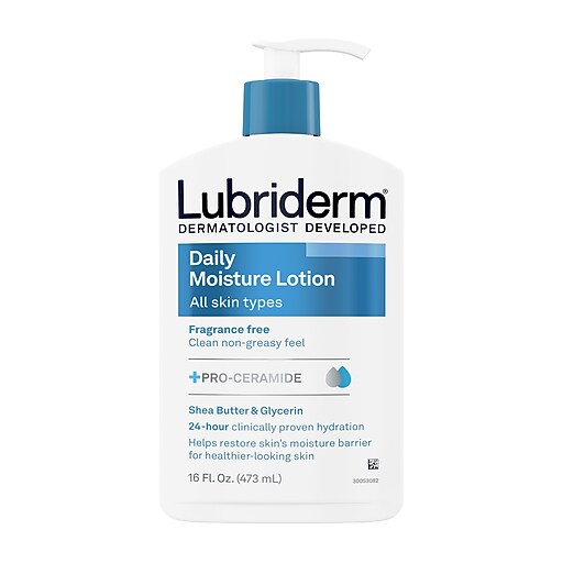 Lubriderm Daily Moisture Lotion, Fragrance-Free, 16 fl. Oz