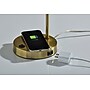 Adesso Emery SuperCharger Incandescent Desk Lamp, 19"H, with USB Port, Antique Brass (2624-21)~#|#~8BB3101F-EC6E-4CA1-B253EFB0F6908E3F_sc7