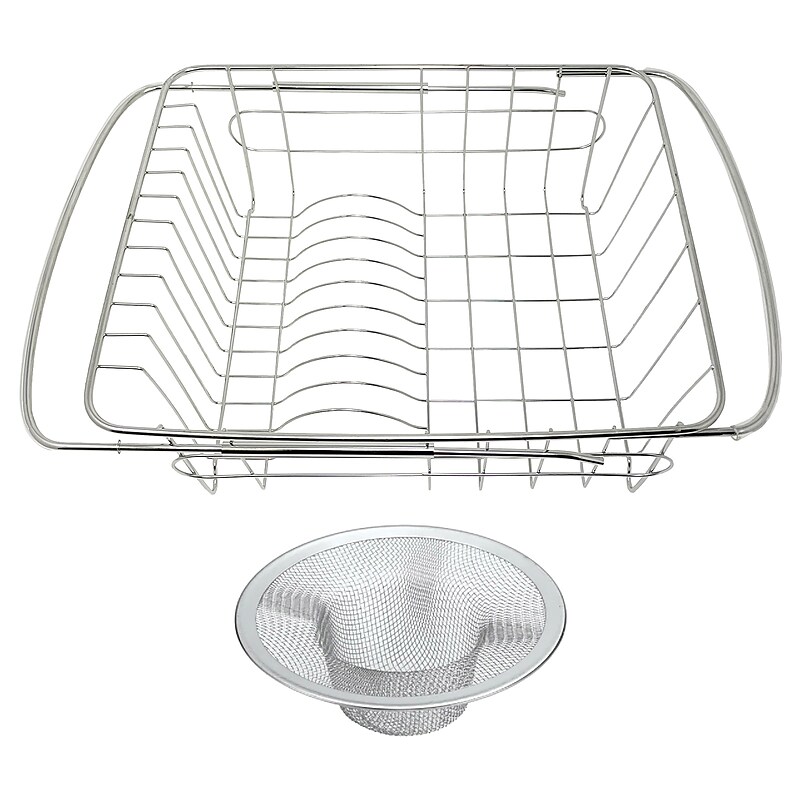 Better Houseware Dish Rack, Stainless Steel (KITBTHST3) image 1