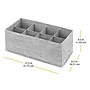 Whitmor 8-Compartment Drawer Organizer, Gray (5455-10947)~#|#~8BB50247-C064-47EC-9F130C93AC568FD5_sc7