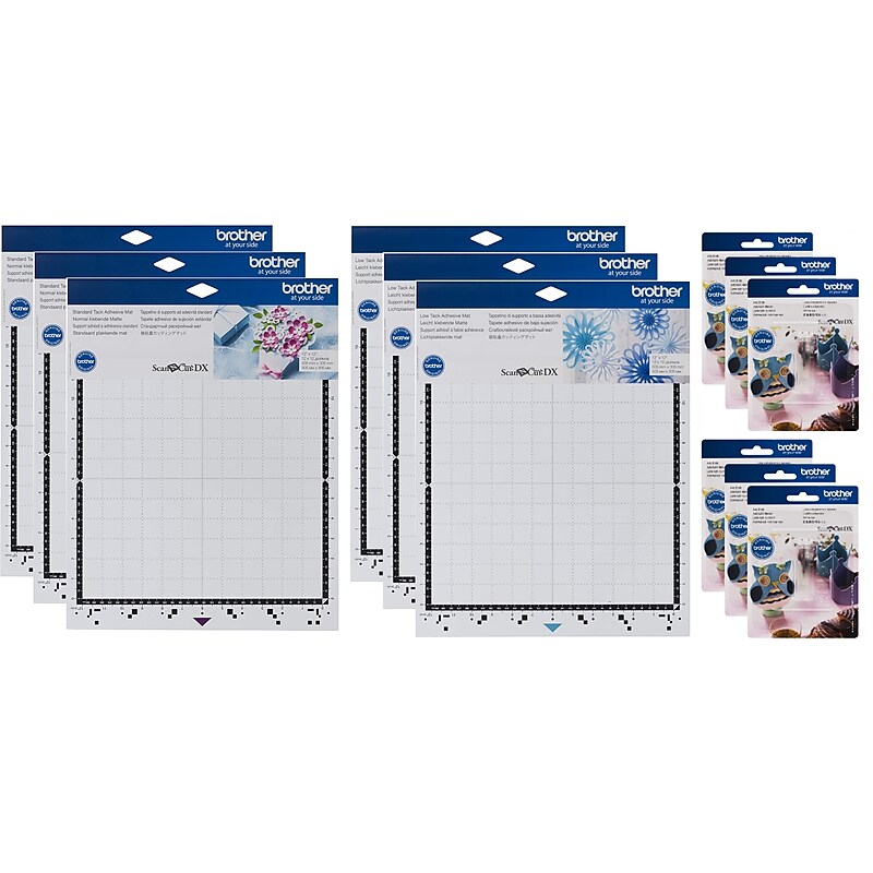Brother ScanNCut DX Adhesive Cutting Mats and Replacement Blades image 1