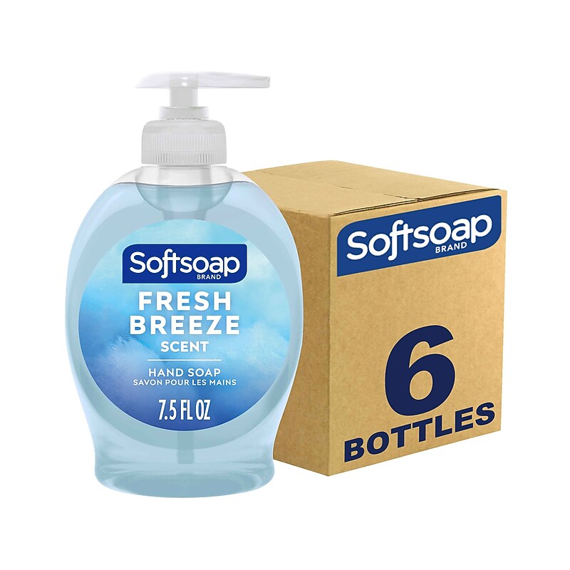 Softsoap Liquid Hand Soap, Fresh Breeze Scent, 7.5 Fl. Oz., 6/Carton (US04964ACT) image 1