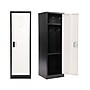 AdirOffice 48"H Single Tier Black/White Storage Locker (ADI629-01-B-W-DL)~#|#~8BB98579-5A09-4468-B6426D8D520ADD9E_sc7