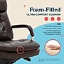 La-Z-Boy Sonata Ergonomic Bonded Leather Swivel Executive Chair, Dark Brown and Chrome (CCHR10014E)~#|#~8BBE64AD-128B-49E4-AE03B1B5E2EBAD29_sc7