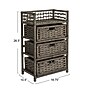 Household Essentials 3-Drawer Storage Organizer Unit, Grey (HE1106)~#|#~8BC04708-FD7C-464E-A317902AAD792D21_sc7