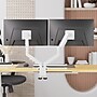 FlexiSpot MA1 Adjustable Dual Arms, Up to 32" Monitors, White (MA1W-D-DP)~#|#~8BC2913B-E941-42D9-8959BD59D026794C_sc7