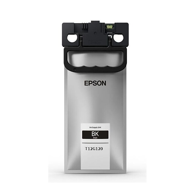 Epson T12 Black Standard Yield Ink Cartridge (T12G120) image 1