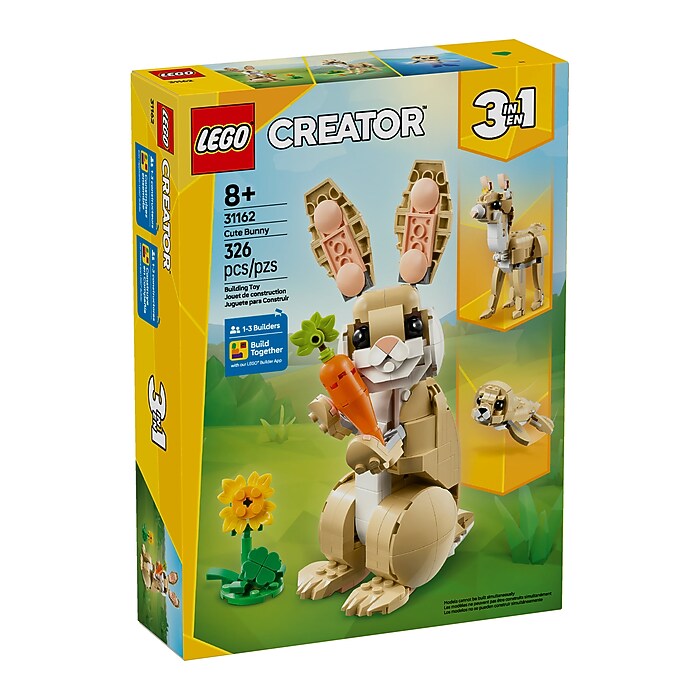 LEGO Creator Cute Bunny, 326 Pieces (31162) | Staples