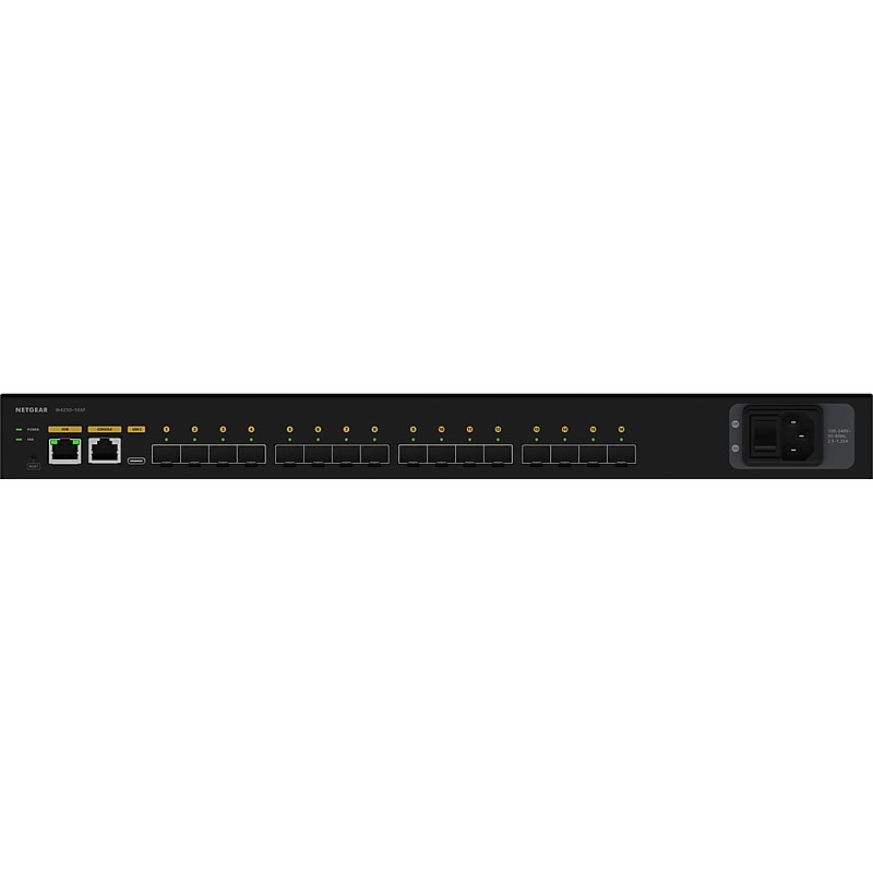 Netgear AV Line Managed Switch, Black (XSM4216F-100NAS) image 1