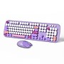SaharaCase Wireless Ergonomic Keyboard and Laser Mouse Combo, Purple (KB12)~#|#~8BCF6C99-4A76-4F62-A35F2FF197B7880B_sc7