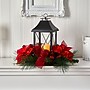 Nearly Natural 15" Holiday Poinsettia, Pinecone & Greenery with Lantern and LED Candle Artificial Table Christmas Arrangement~#|#~8BD2243A-8909-4F10-A96A484E32028331_sc7