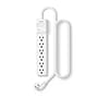 Staples TECH 6-Outlet Surge Protector, 8', 1800 Joules, White (ST62767)~#|#~8BD91510-0840-4981-AEC10FC1B545AF39_sc7