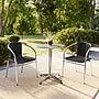Flash Furniture Lila Indoor-Outdoor 23.5'' Round Table Set with 2 Rattan Chairs, Black (TLH24RD020BKCH2)~#|#~8BDD3292-E9BA-465B-B5FD7E16E89EB1ED_sc7