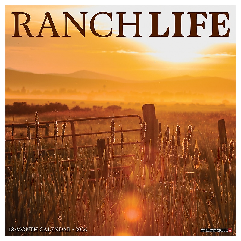2026 Willow Creek RanchLife 12" x 12" Monthly Wall Calendar (52563) image 1