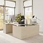 Bush Business Furniture Stratus 60"W Electric L-Shaped Adjustable Standing Desk with Drawers, Natural Elm (SUT017NE)~#|#~8BE69AD4-CA67-4FD7-BBF70D6E16E985BD_sc7