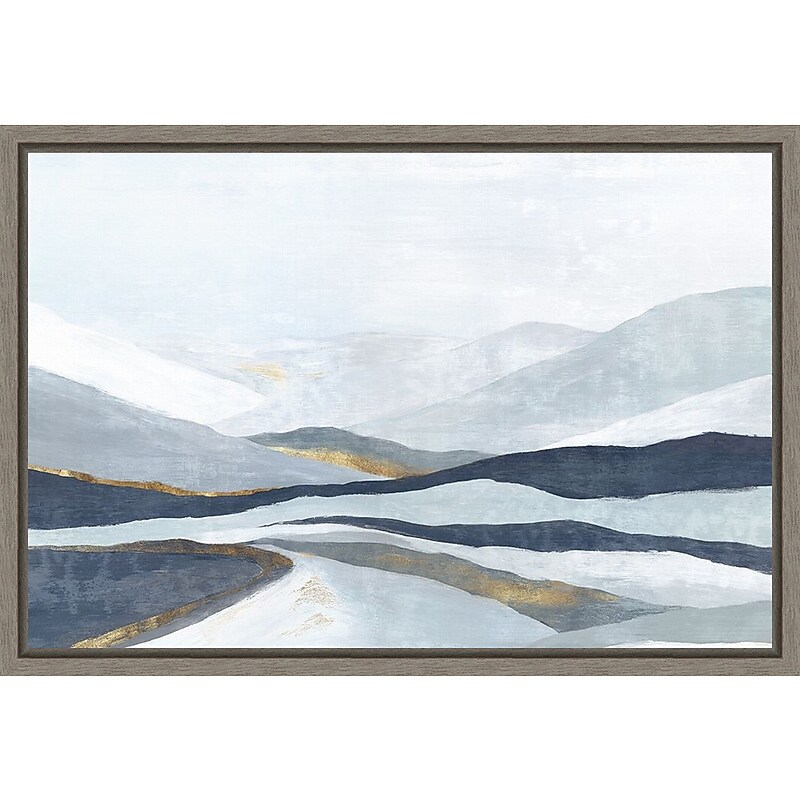 Amanti Art Far Away Land I (Mountains) by Eva Watts Framed Canvas Wall Art Print, 23" x 16" (A42674846132) image 1