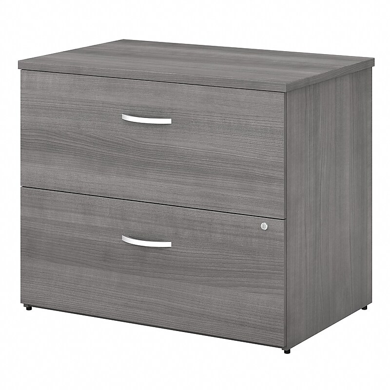 Bush Business Furniture Studio C 2 Drawer Lateral File Cabinet, Platinum Gray (SCF136PGSU) image 1