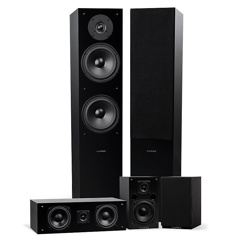 Fluance SXHTB-BK Home Theater Speaker System image 1