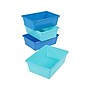 Humble Crew Large Storage Bins, Navy/Teal, 4/Pack (XL104)~#|#~8BECB0EA-DCFB-467E-B68DB2FFC949F6E8_sc7