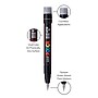 POSCA PCF-350 Water Based Paint Marker, Brush Tip, Silver (UBCPCF350SILVER)~#|#~8BF29CFC-3298-4ACA-85078E966177E971_sc7