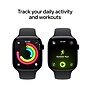 Apple Watch Series 11 GPS + Cellular Smartwatch, 46mm, Jet Black Aluminum Case with Black Sport Band, Small/Medium (MFC24LW/A)~#|#~8BF2E144-9AFC-474D-80DC36D6B94961A5_sc7